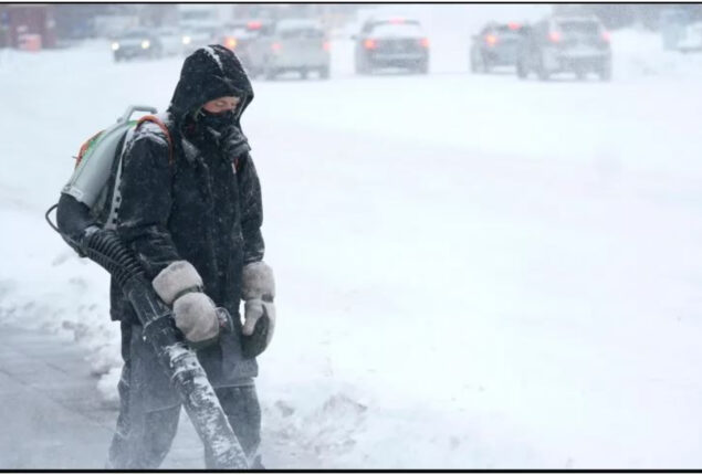 US winter storm can lead to frostbite within minutes