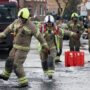 After north London water mains ruptured, homes are flooding