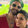Ranveer Singh watches Argentina Vs France match with Deepika Padukone