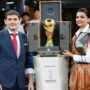 Ranveer Singh overjoyed as FIFA World Cup trophy unveiled by Deepika Padukone