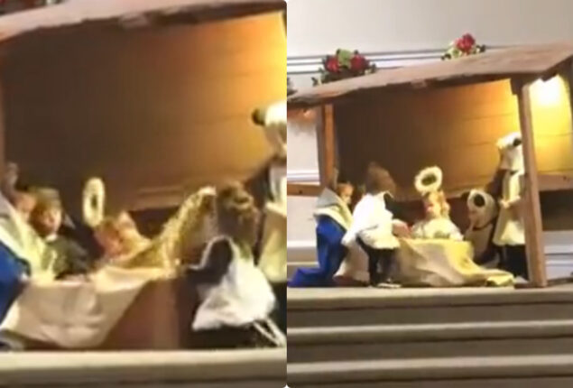 Viral Video: Christmas show starring children goes wrong