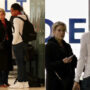 Amy Robach & T.J. Holmes cozied up at Atlanta airport