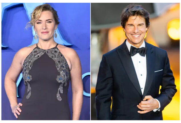 Kate Winslet jokes Tom Cruise is ‘fed up’