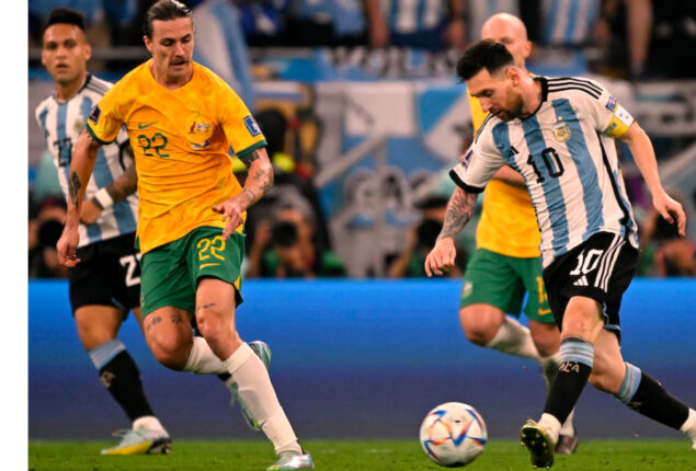 Leonel Messi crushes Australia in Argentina’s 2-1 win