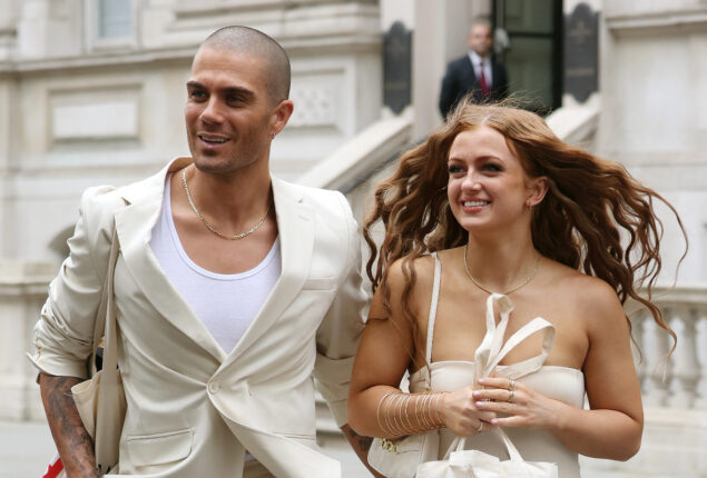 Max George takes care of Maisie Smith after her wisdom tooth surgery