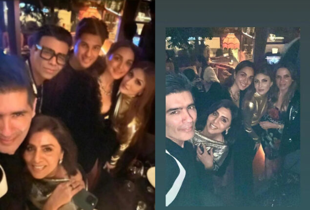 Kiara Advani, Sidharth Malhotra party with Karan Johar, Neetu Kapoor in Dubai