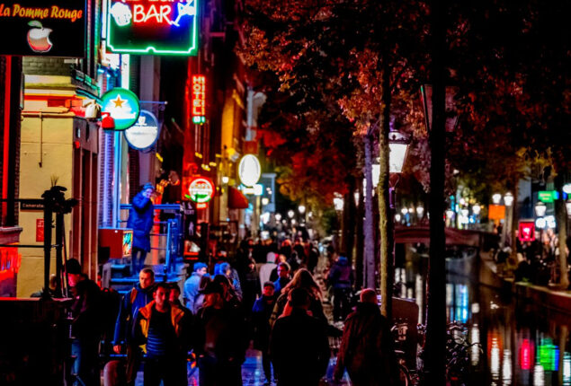 Cannabis is prohibited in Amsterdam’s red-light district
