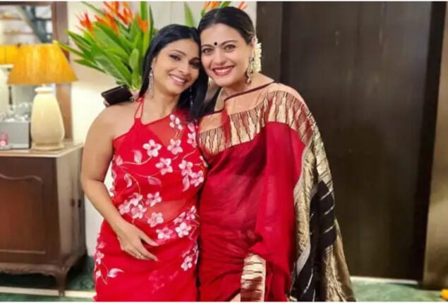 Kajol hugs sister Tanishaa after Salaam Venky’s special screening