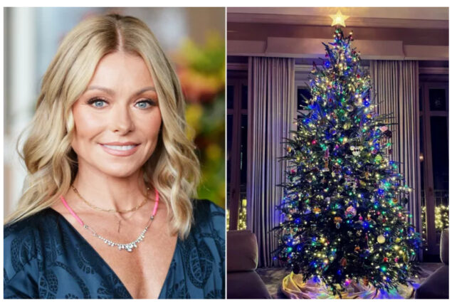 Kelly Ripa Shows Off Her Christmas Tree With 33 Years Old Ornament
