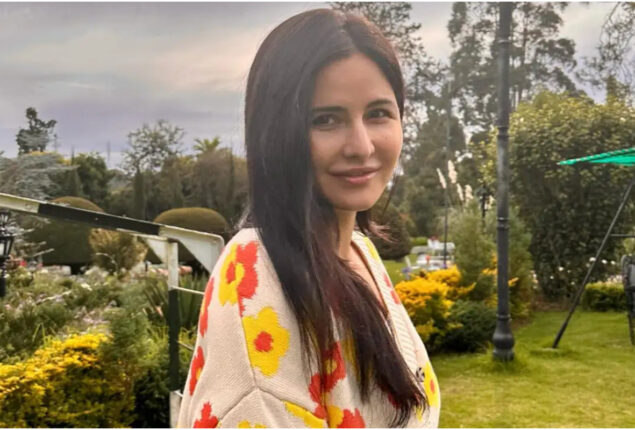 Katrina Kaif is having fun in the Hills during the winter season