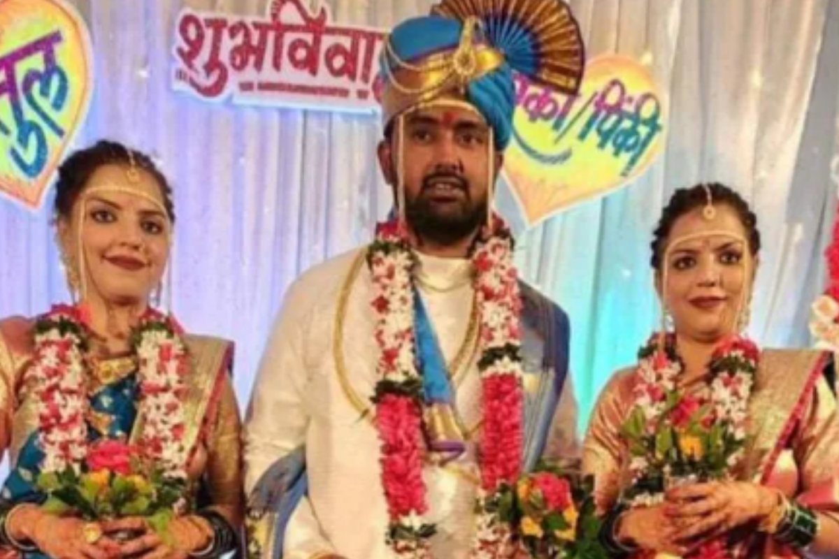 twin sisters marry same man