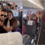 Couple books entire flight for their destination wedding trip