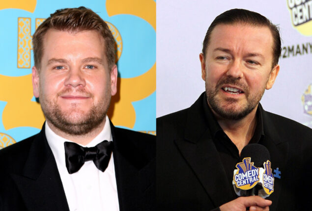 James Corden directly apologizes to Ricky Gervais leaving no grudges
