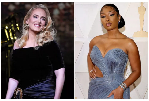 Adele wishes Megan Thee Stallion christmas on stage