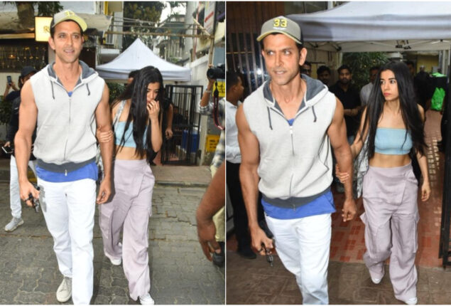 Hrithik Roshan and Saba Azad have lunch together