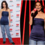 Katie Holmes Layers a Mini-Dress Over Blue Jeans