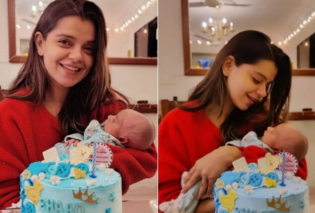 Srha Asghar celebrates birth of her newly born baby boy