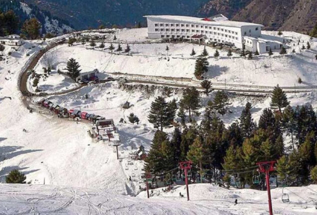 Malam Jabba is popular for winter sports