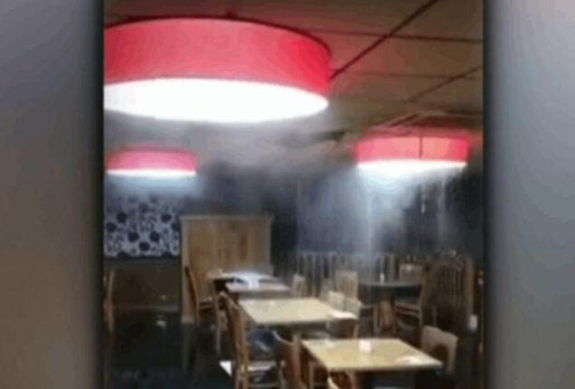Pipes burst in Mountain Ash bar, flooding ceiling