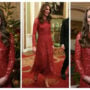 Kate Middleton Wows in Red Dress