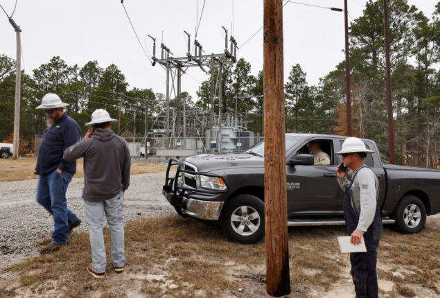 North Carolina power substations fixed, electricity to be restored by Wednesday evening