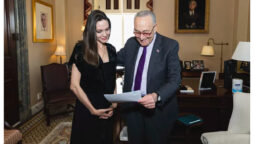 Angelina Jolie and Daughter Zahara Meet With Lawmakers to Advocate for Crime Victim Legislation
