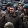 Volodymyr Zelenskyy visits front-line Bakhmut