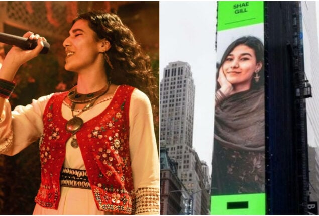 Shae Gill shines brightly in New York’s Times Square