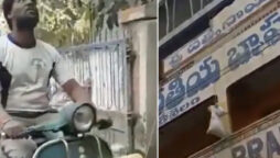 Workers turn a Bajaj scooter into an electric pulley: Viral Video