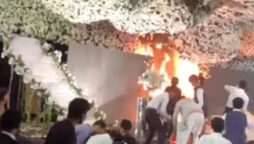 Massive fire breaks out during a wedding ceremony in Gujranwala