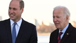 Prince William Joins President Joe Biden in Boston
