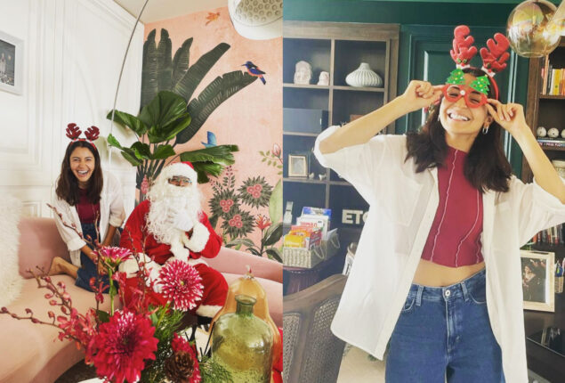 Anushka Sharma shares joyous moments with Santa Claus on Christmas