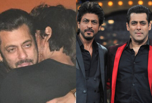 Shah Rukh Khan hugs Salman Khan on his birthday