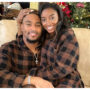 Simone Biles and Jonathan Owens showed up in matching plaid pjs