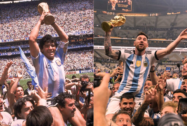 Lionel Messi resembles Maradona as Argentina wins FIFA World Cup