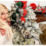 ‘Still very much in the Christmas spirit’ Tori Spelling shares video decorating tree
