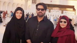 Fans congratulate Humayun Saeed & his wife for Umrah
