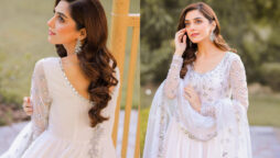 Maya Ali flaunts her desi style in white outfit