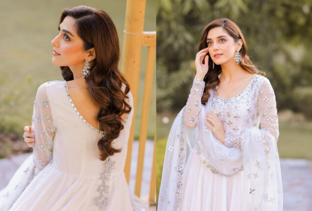 Maya Ali flaunts her desi style in white outfit