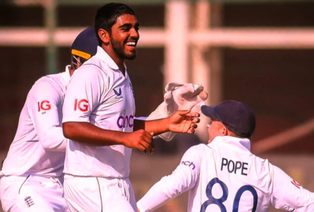 Rehan Ahmed opened third Test with three-wicket burst before tea