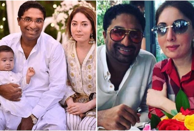 Sharmila Faruqi pictures with husband Hasham Riaz Sheikh