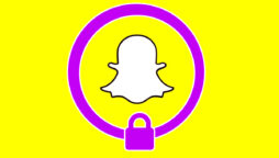 Snapchat purple lock