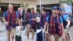 PAK vs NZ: New Zealand team welcomed in traditional-style at Karachi