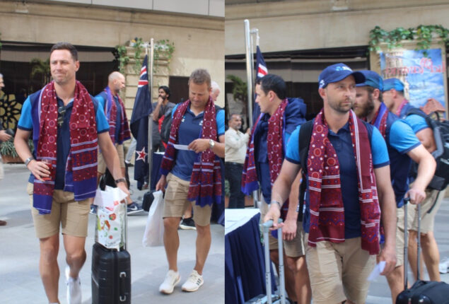 PAK vs NZ: New Zealand team welcomed in traditional-style at Karachi