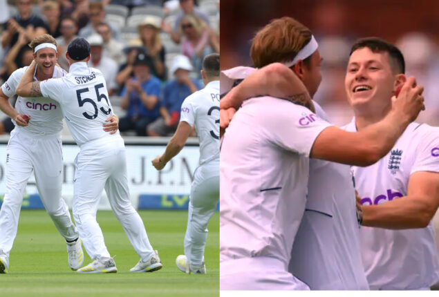 Stuart Broad, Matt Potts, and Dan Lawrence all back for England