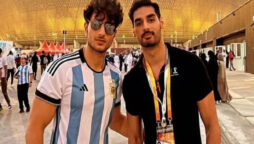 Ibrahim Ali Khan shares pic from FIFA World Cup with Ahan Shetty