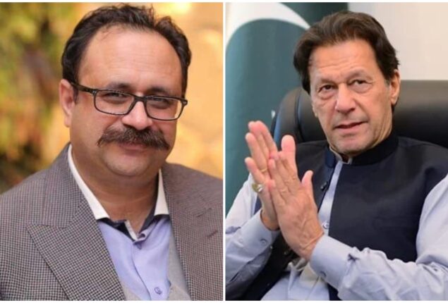 Imran Khan felicitates Sardar Tanveer Ilyas over the win in AJK LG polls