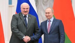 Vladimir Putin and Lukashenko