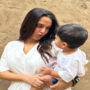 Neha Dhupia shares pictures with son Guriq clicked by Angad Bedi