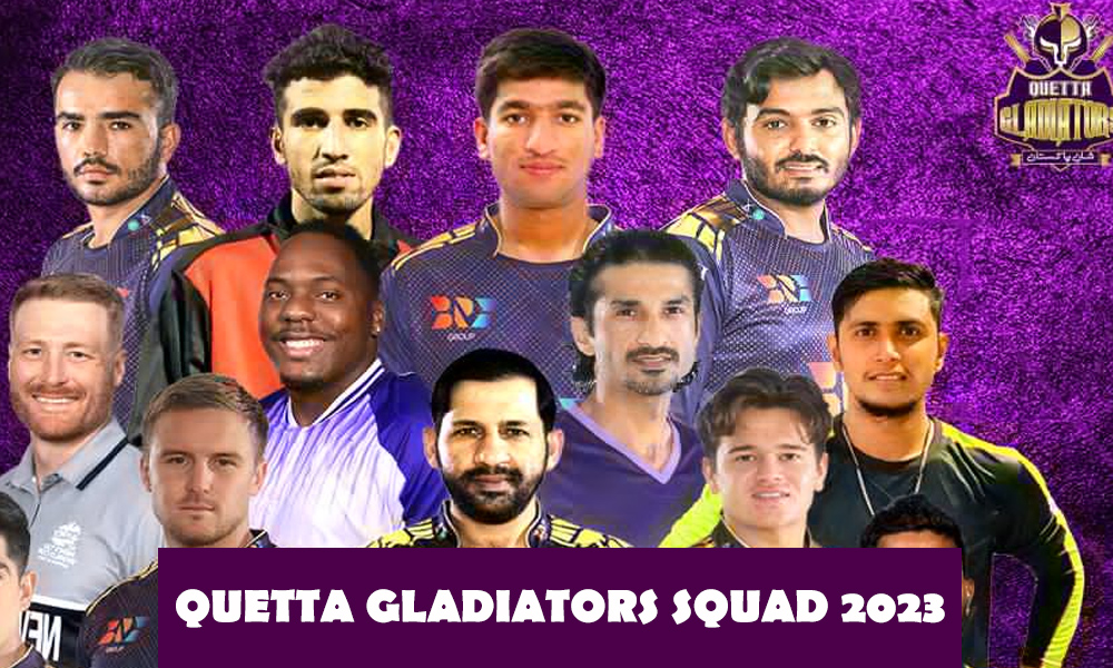 Quetta Gladiators Squad 2023 | PSL 8 Quetta Gladiators Squad & Player's list | PSL Draft 2023